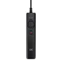 JJC SR F2SE kabelis Sony kameroms, ergonominis dizainas, 1,5 m spiralinis kabelis, mažina kameros vibraciją