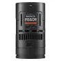 Artimas Godox KNOWLED MS60R K4 RGB LED 4 Light Kit galinio skydelio vaizdas su USB-C prievadu ir ventiliacijos grotelėmis.