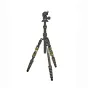 3 Legged Thing Punks Brian 2.0 Tripod Kit su AirHed Neo 2.0 - lengvas anglies pluošto kelioninis trikojis su reguliuojamu aukščiu, guminėmis kojelėmis ir priedais fotografijai ir vaizdo įrašams