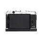 JJC HG XM5 Black Camera Hand Grip for Fuji X M5 su tekstūru turinčiu silikono rankena ir greito atlaisvinimo plokšte