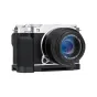 JJC HG XM5 Juodasis kameros rankena Fuji X M5 - Ergonomiška aliuminio lydinio rankena su silikono apdaila ir Arca Swiss greito atleidimo plokštė