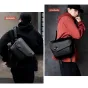 VSGO Black Snipe Fotoaparato šaliausiosios 6L su Fidlock magnetiniu užsegimu, vandeniui atspariu TPU sluoksniu ir dvigubu užtrauktuku saugiam fotoaparato ir objektyvų laikymui.