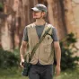 PGYTECH Camera Strap Pro Wilderness Green - Greito atlaisvinimo kameros diržas su 90 kg apkrova, reguliuojamu ilgiu ir ergonomišku komfortu stabiliai fotografijai.