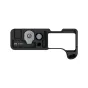JJC HG R50V Black Camera Hand Grip for Canon EOS R50 V - Ergonomiškas aliuminio rankenos su šaltu batų tvirtinimu ir tekstūruota silikono rankena.