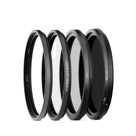 URTH 77mm Cinematic Filter Kit Plus+ (UV, CPL, ND32, Ethereal 1/4 Black Mist)