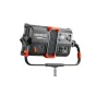 Godox P1200R Hard P8 KNOWLED RGB Panel Light Waterproof with 8 Pixels - galinis vaizdas su laikikliu ir valdymo panele