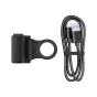 JJC MSG IP Black Magnetic Phone Grip su USB-C kabeliu - DSLR stiliaus rankena iPhone 12-17 ir Android, neslystantis silikono paviršius, trikojų tvirtinimo taškas, magnetinis tvirtinimo taškas