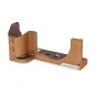 Stilingas PGYTECH odinis fotoaparato dėklas FUJIFILM X M5 Clay Brown spalvos, su Italijos oda, aliuminio baze ir tiksliomis išpjovomis fotoaparato valdymui.