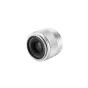 Viltrox AF 35mm F/1.7 Fuji X Silver objektyvas su didele diafragma, kompaktiu dizainu ir pažangiu autofokusu APS-C fotografijai.