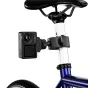 Saugus tvirtinimas ant vairo DJI Osmo Action kameroms su magnetiniu greito atlaisvinimo adapteriu ir 360° rotacija.