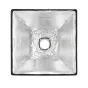 GODOX EazyFlow Foldable Rect 40x40 Bowens Softbox su atspindinčiu sidabro vidumi ir audinio tinkleliu tiksliam šviesos valdymui