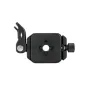 3 Legged Thing Ultra Clamp DARKNESS - Arca Šveicijos suderinamas dvigubo veikimo spaustukas su 38x38 mm baze, 3/8"-16 sriegimu ir reguliuojamu svirtimi saugiam priedų tvirtinimui