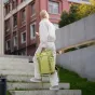 PGYTECH OneGo Roamer Tote Backpack 18L Grass Green - universalus foto krepšys su dviem nešiojimo būdais, šoniniu prieigos prie įrangos ir apsauga nuo vagystės