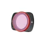 PGYTECH CPL filtras DJI OSMO Pocket 3/4 - raudonas tekstūru žiedas su juodu magnetiniu tvirtinimu ir rožiniu-violetiniu atspalviu