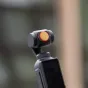 PGYTECH OSMO Pocket 3/4 kintamas ND filtras su magnetiniu tvirtinimu, Japonijos AGC optiniu stiklu ir raudonu rėmeliu.