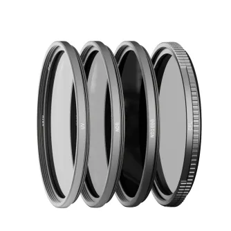 95 mm filtrų rinkinys su UV, CPL, ND8 ir ND1000 filtrais, premium stiklu ir 34 sluoksnių CoraNano Max danga, užtikrinančia geresnę vaizdo aiškumą