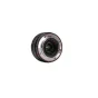 Viltrox AF 26mm F/2.8 EVO objektyvas Sony FE galinis vaizdas, demonstruojantis objektyvo tvirtinimą, raudoną akcento žiedą ir tekstūruotą rankeną