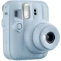 Fujifilm Instax Mini 13 Frost Blue instančinė kamera su automatinėmis ekspozicijomis ir artimojo plano režimu momentinėms kredito kortelės dydžio nuotraukoms