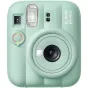 Kompaktinė FUJIFILM INSTAX MINI 13 instančinė kamera Lagoon Green spalvos su automatinėmis funkcijomis, blykste ir artimojo plano režimu