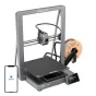 Creality Ender-3 V3 Plus 3D spausdintuvas su CoreXZ sistema, automatinė kalibracija ir pažangi ekstrūzija tiksliems, greitiems spausdinimams.