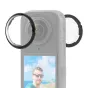 PULUZ optinis stiklo dangtis Insta360 X4 - Patvarus 9H grūdintas stiklas su antirefleksiniu danga, užtikrinantis geresnę vaizdo aiškumą ir apsaugą