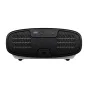 BlitzWolf BW-V11 projektoriaus galinis vaizdas su ventiliacijos grotelėmis, USB ir HDMI portu bei maitinimo įėjimu