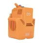 ELEGOO Print Head Kit for OrangeStorm Giga - Aukštos kokybės atsarginė dalis su kompaktišku dizainu, ventiliacijos angomis, mėlynu antgaliu ir baltu begalybės simboliu.