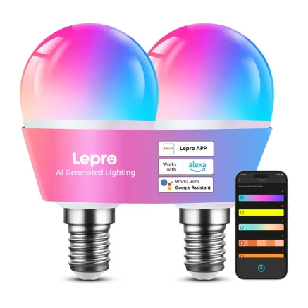 LEPRO BP1-2 E14 Smart LED Lemputė 470 lm 2 vnt.