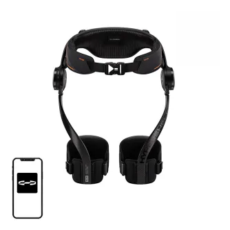 HYPERSHELL X Ultra S Exoskeleton su reguliuojamais klubų palaikymo moduliais ir išmaniojo telefono prijungimu HYPERSHELL X Ultra S Exoskeleton su reguliuojamais klubų palaikymo moduliais ir išmaniojo telefono prijungimu