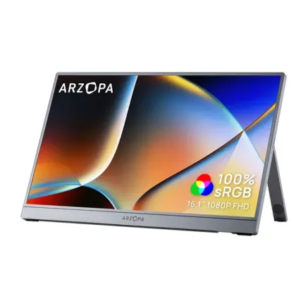 ARZOPA Z1C 16.1" Nešiojamas Monitorius (Pilkas)