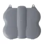 Sunnylife Mini Carrying Case with Carabiner for DJI NEO 2 - Kompakti, drugelio formos dronų dėklas su karabinu, pilkos spalvos, tiksliai pritaikytas DJI NEO 2