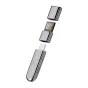 VIAIM NoteKit AI Recording Dongle su nuimamu USB jungtimi ir magnetiniu dangteliu, kompaktiškas nešiojamas įrašymo įrenginys susitikimams ir paskaitoms.