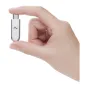 VIAIM NoteKit AI Recording Dongle - Kompaktiška, sidabro pilka USB įrašymo įranga su AI transkripcija.