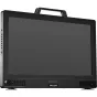 SmallHD Vision 24 4K HDR išorinis LCD monitorius su viršutine rankena, priekinė valdymo pultas ir tamsus ekranas, profesionalus 24 colių 4K monitorius filmų gamybai