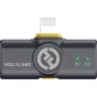 Hollyland LARK M2 Wireless Receiver with Lightning Connector for iOS Devices (2.4 GHz, Shine Charcoal)