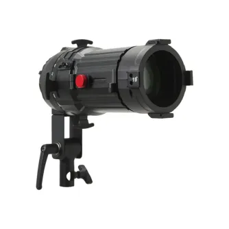 Aputure Spotlight Mini Kit su 19° objektyvu - Kompakti ellipsoidalus projektorius su 4-lapų pjaustytuvu, gelio ir gobo klipais, ir 10 M dydžio gobo. Įeina minkštas nešimo krepšys.