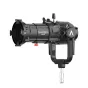 Aputure Spotlight Max 36° Kit su precizinėmis optikomis ir sukamu gobo laikikliu pagerintai šviesos projekcijai