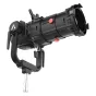 Aputure Spotlight Max 36° rinkinys su tiksliomis optikomis ir sukamu gobo laikikliu, skirtu pagerintai šviesos projekcijai.