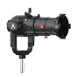 Aputure Spotlight Max 19° rinkinys su 19° objektyvu, sukamu gobo laikikliu ir kompaktišku dizainu studijiniam apšvietim