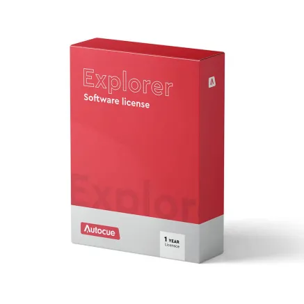 Autocue Explorer software license pack, 1-year entitlement (P7017-0001)