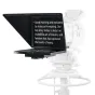 Autocue 19" Pioneer Studio Box Lens Teleprompter su ryškiu ekranu ir teleskopine montavimo sistema transliacijos kameroms