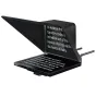 Autocue 19" Pioneer Studio Box Lens Teleprompter su dideliu gaubtu, priekinio montavimo monitoriumi ir teleskopinėmis kojomis sunkioms kameroms