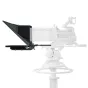 Autocue 19" Pioneer Studio Box Lens Teleprompter su juodu objektyvo gaubtu ir ryškiu monitoriumi transliacijos kameroms