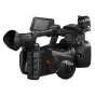 Profesionali Canon XF605 4K vaizdo kamera su 15x optiniu priartinimu, dviem SD kortelių lizdais ir išslenkamu LCD ekranu studijoms ir lauko naudojimui.