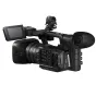 Profesionali Canon XF605 4K vaizdo kamera su 15 kartų optiniu priartinimu, 5 ašių stabilizacija, dviem SD kortelių lizdais ir pažangiu autofokusu studijoms ir lauko naudojimui.