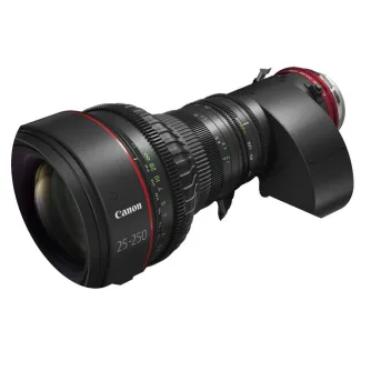 Canon Cinema EOS CN10X25 IAS S Kino-servo objektyvas su 25-250 mm zoom ir 1.5x ekšendoriumi aukštos kokybės 4K kino filmams. Canon Cinema EOS CN10X25 IAS S Kino-servo objektyvas su 25-250 mm zoom ir 1.5x ekšendoriumi aukštos kokybės 4K kino filmams.