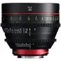 Canon Cinema EOS CN-E 24mm T1.5 L F prime objektyvas su metrine ir pėdų fokusavimo skalėmis, diafragmos žymėjimais ir raudonu tvirtinimo žiedu