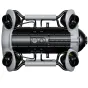 Chasing M2 S Underwater ROV Advanced Set su kompakti juodu cilindriniu korpusu, aštuonių vektorių šaliais ir HD nuotolimo sistema.