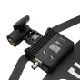 Deity SF1 šarka forma antena su ARRI montavimu ir skaitmeniniu ekranu belaidžio RF signalo stiprinimo kontrolei