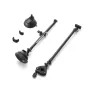 DJI Osmo Folding Arm Kit su anglies pluošto rankomis, siurbtuku laikikliu, vairodo laikikliu ir gumos adapteriais ant balto fono